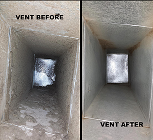 before after cleaning ari duct